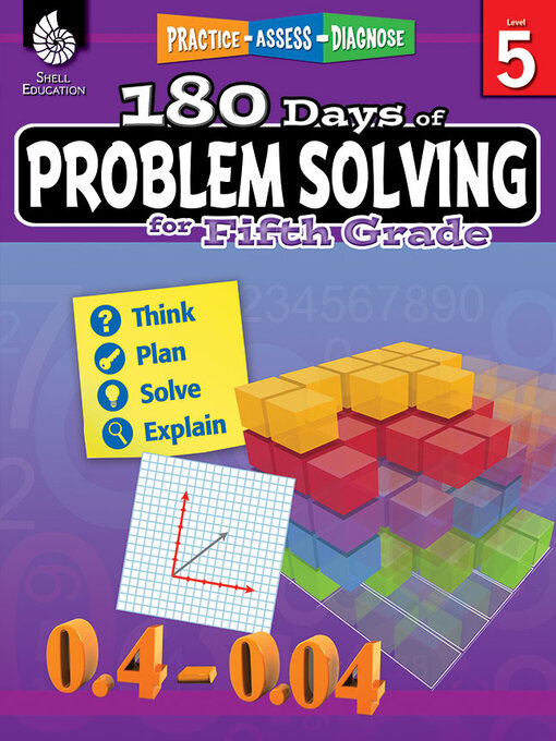 Cover image for 180 Days of Problem Solving for Fifth Grade